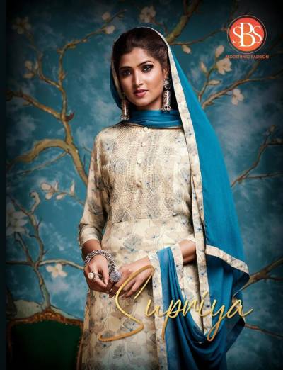 Supriya By SBS Fancy Festive Wear Readymade Kurti With Bottom And Dupatta